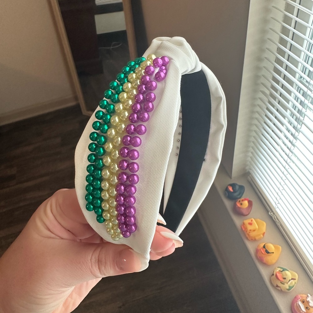 Mardi Gras, Purple, Gold, Green Headband